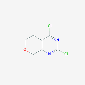 2,4-dichloro-6,8-dihydro-5H-pyrano[3,4-d]pyrimidine