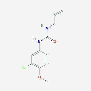molecular formula C11H13ClN2O2 B2793627 N-allyl-N'-(3-chloro-4-methoxyphenyl)urea CAS No. 860609-17-2