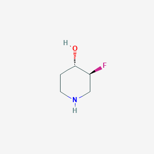 molecular formula C5H10FNO B2793687 (3S,4S)-3-fluoropiperidin-4-ol CAS No. 1434247-88-7; 955082-95-8