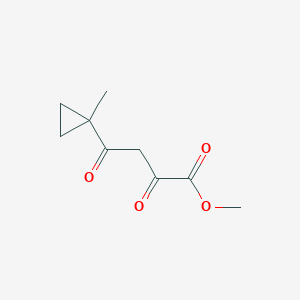 molecular formula C9H12O4 B2793697 Methyl 4-(1-methylcyclopropyl)-2,4-dioxobutanoate CAS No. 1500986-68-4