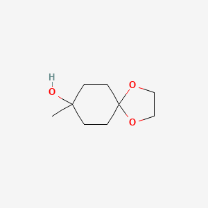 molecular formula C9H16O3 B2793715 8-甲基-1,4-二氧杂螺[4.5]癸烷-8-醇 CAS No. 66336-42-3