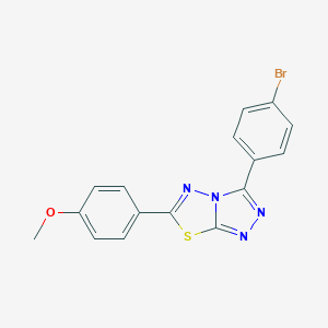 3-(4-Bromophenyl)-6-(4-methoxyphenyl)[1,2,4]triazolo[3,4-b][1,3,4]thiadiazole
