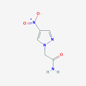 molecular formula C5H6N4O3 B2793758 2-(苯磺酰基)-5-(哌啶-1-基)-4-(间甲苯基)噁唑 CAS No. 32407-64-0