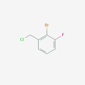 molecular formula C7H5BrClF B2793772 2-Bromo-1-(chloromethyl)-3-fluorobenzene CAS No. 1214382-68-9