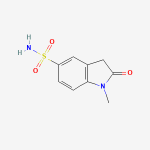 molecular formula C9H10N2O3S B2793797 1-Methyl-2-oxoindoline-5-sulfonamide CAS No. 475986-13-1