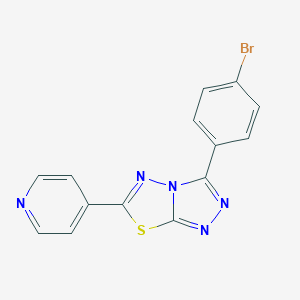 3-(4-Bromophenyl)-6-(4-pyridinyl)[1,2,4]triazolo[3,4-b][1,3,4]thiadiazole