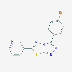 3-(4-Bromophenyl)-6-(3-pyridinyl)[1,2,4]triazolo[3,4-b][1,3,4]thiadiazole