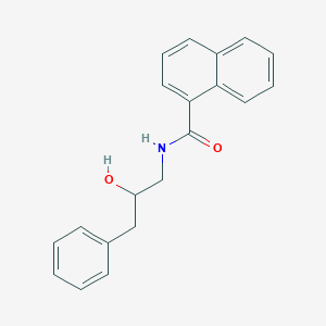 molecular formula C20H19NO2 B2793859 N-(2-hydroxy-3-phenylpropyl)-1-naphthamide CAS No. 1351647-66-9