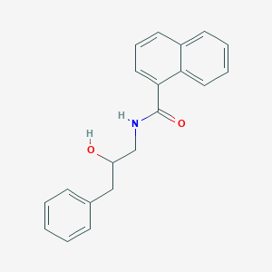 N-(2-hydroxy-3-phenylpropyl)naphthalene-1-carboxamide