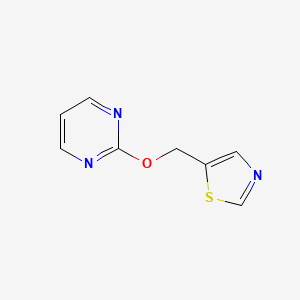 2-[(1,3-Thiazol-5-yl)methoxy]pyrimidine