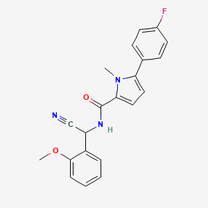 N-[cyano(2-methoxyphenyl)methyl]-5-(4-fluorophenyl)-1-methyl-1H-pyrrole-2-carboxamide
