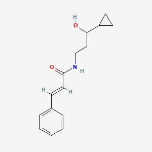 N-(3-cyclopropyl-3-hydroxypropyl)cinnamamide