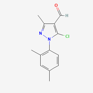 5-chloro-1-(2,4-dimethylphenyl)-3-methyl-1H-pyrazole-4-carbaldehyde