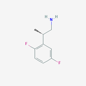 (2S)-2-(2,5-Difluorophenyl)propan-1-amine