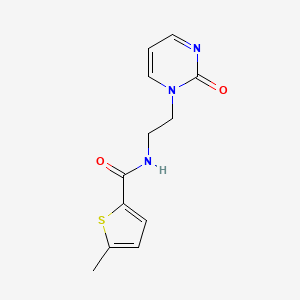 5-methyl-N-(2-(2-oxopyrimidin-1(2H)-yl)ethyl)thiophene-2-carboxamide