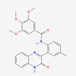 N-[2-(3-hydroxyquinoxalin-2-yl)-4-methylphenyl]-3,4,5-trimethoxybenzamide