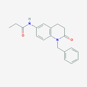 N-(1-benzyl-2-oxo-1,2,3,4-tetrahydroquinolin-6-yl)propanamide