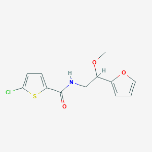 5-chloro-N-[2-(furan-2-yl)-2-methoxyethyl]thiophene-2-carboxamide