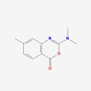 molecular formula C11H12N2O2 B2794118 2-(dimethylamino)-7-methyl-4H-3,1-benzoxazin-4-one CAS No. 866143-01-3
