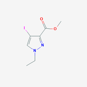 molecular formula C7H9IN2O2 B2794123 methyl 1-ethyl-4-iodo-1H-pyrazole-3-carboxylate CAS No. 1354704-85-0
