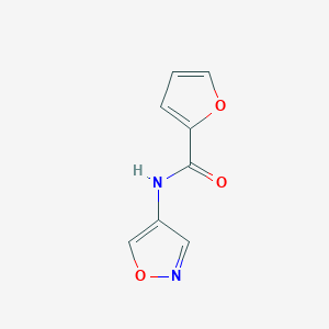 molecular formula C8H6N2O3 B2794141 N-(isoxazol-4-yl)furan-2-carboxamide CAS No. 1343614-10-7