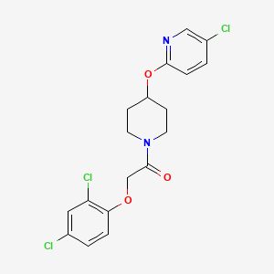 1-(4-((5-Chloropyridin-2-yl)oxy)piperidin-1-yl)-2-(2,4-dichlorophenoxy)ethanone