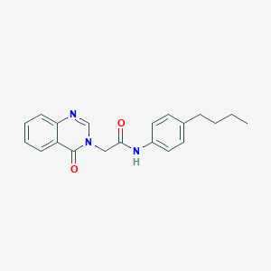 molecular formula C20H21N3O2 B279418 N-(4-butylphenyl)-2-(4-oxoquinazolin-3(4H)-yl)acetamide 