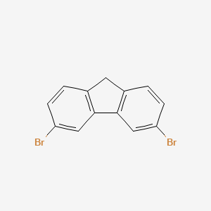 molecular formula C13H8Br2 B2794252 3,6-dibromo-9H-fluorene CAS No. 500901-89-3