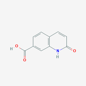 molecular formula C10H7NO3 B2794258 2-Hydroxyquinoline-7-carboxylic acid CAS No. 320349-89-1
