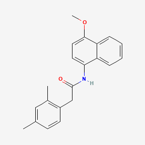 molecular formula C21H21NO2 B2794259 2-(2,4-dimethylphenyl)-N-(4-methoxynaphthalen-1-yl)acetamide CAS No. 899958-31-7