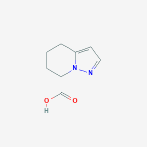 molecular formula C8H10N2O2 B2794270 4,5,6,7-Tetrahydropyrazolo[1,5-A]pyridine-7-carboxylic acid CAS No. 1556315-73-1