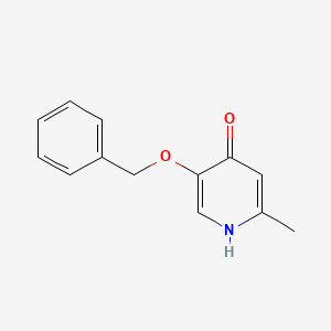 molecular formula C13H13NO2 B2794275 5-(benzyloxy)-2-methylpyridin-4(1H)-one CAS No. 958753-83-8