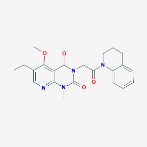 3-(2-(3,4-dihydroquinolin-1(2H)-yl)-2-oxoethyl)-6-ethyl-5-methoxy-1-methylpyrido[2,3-d]pyrimidine-2,4(1H,3H)-dione