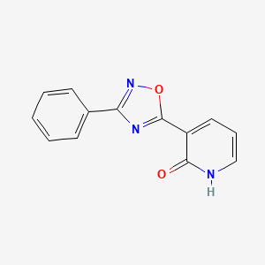 3-(3-phenyl-1,2,4-oxadiazol-5-yl)pyridin-2(1H)-one