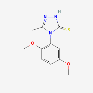 4-(2,5-dimethoxyphenyl)-5-methyl-4H-1,2,4-triazole-3-thiol