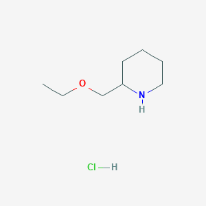 molecular formula C8H18ClNO B2794366 2-(Ethoxymethyl)piperidine hydrochloride CAS No. 1909306-06-4