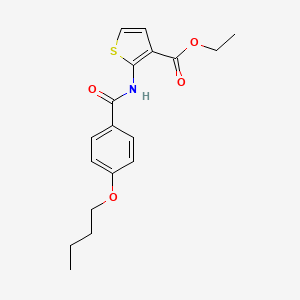 Ethyl 2-(4-butoxybenzamido)thiophene-3-carboxylate