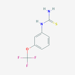 molecular formula C8H7F3N2OS B2794399 3-Trifluoromethoxyphenylthiourea CAS No. 235101-42-5
