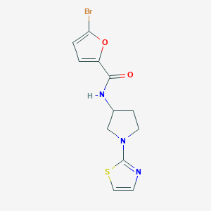 5-bromo-N-(1-(thiazol-2-yl)pyrrolidin-3-yl)furan-2-carboxamide