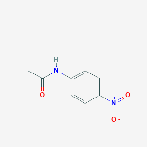 molecular formula C12H16N2O3 B279444 N-(2-tert-butyl-4-nitrophenyl)acetamide 