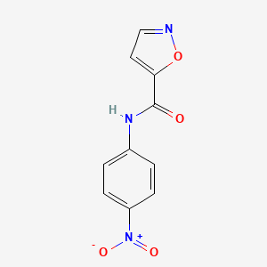 N-(4-nitrophenyl)isoxazole-5-carboxamide