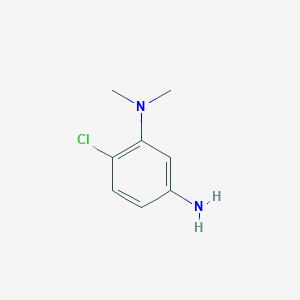 molecular formula C8H11ClN2 B2794476 6-chloro-N1,N1-dimethylbenzene-1,3-diamine CAS No. 861341-86-8