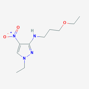 N-(3-Ethoxypropyl)-1-ethyl-4-nitro-1H-pyrazol-3-amine