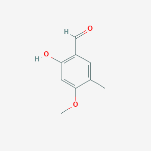 molecular formula C9H10O3 B2794482 2-Hydroxy-4-methoxy-5-methylbenzaldehyde CAS No. 84422-52-6