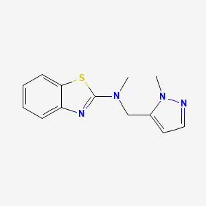 N-methyl-N-((1-methyl-1H-pyrazol-5-yl)methyl)benzo[d]thiazol-2-amine