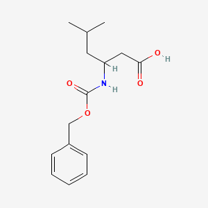 3-(((Benzyloxy)carbonyl)amino)-5-methylhexanoic acid