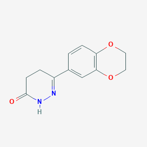 4,5-Dihydro-6-(2,3-dihydrobenzo[b][1,4]dioxin-7-yl)pyridazin-3(2H)-one