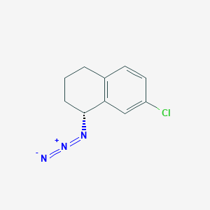 molecular formula C10H10ClN3 B2794520 (1R)-1-叠氮-7-氯-1,2,3,4-四氢萘 CAS No. 2044706-38-7