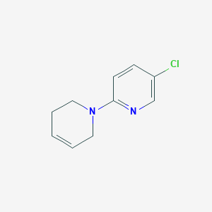 molecular formula C10H11ClN2 B2794572 5-Chloro-2-(3,6-dihydro-2H-pyridin-1-yl)pyridine CAS No. 1594717-27-7
