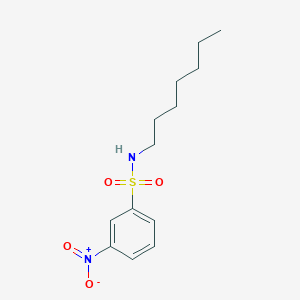molecular formula C13H20N2O4S B2794579 N-heptyl-3-nitrobenzenesulfonamide CAS No. 107620-12-2